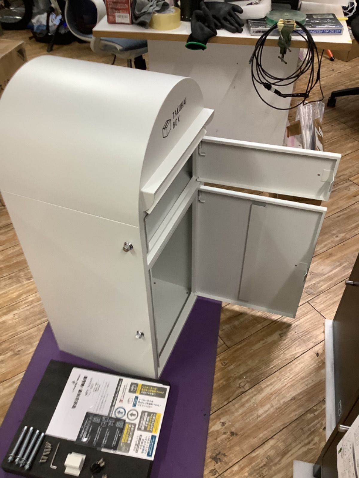 P0169 宅配ボックス HAZUKI ホワイト 250903-2