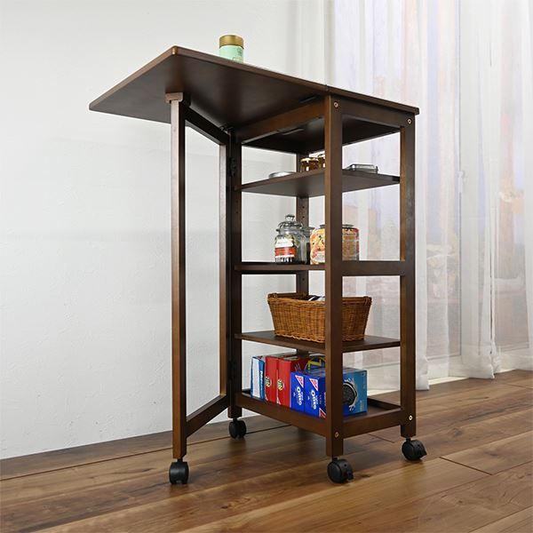 キッチンワゴン 片バタワゴン