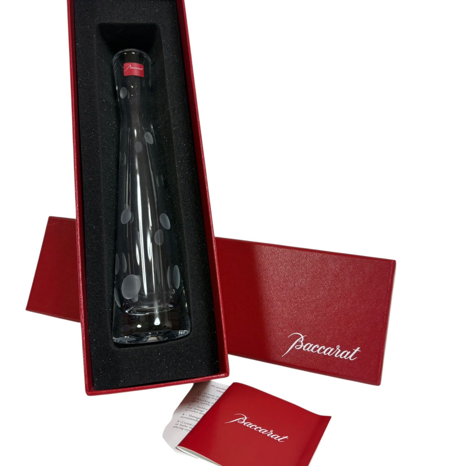 バカラ 一輪挿し フラワーベース パッション クラウン