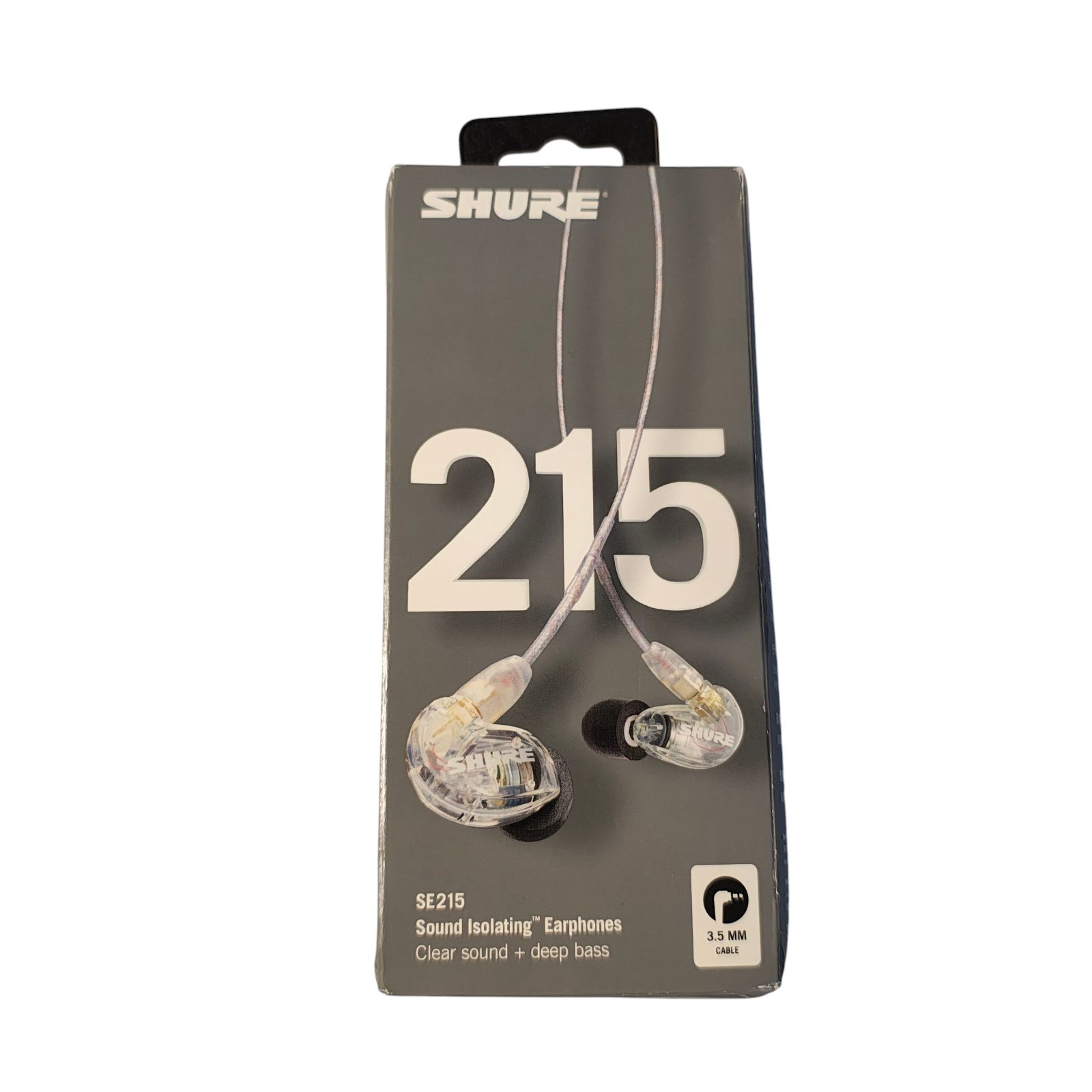 WJ46 SHURE シュア イヤホン 有線 SE215-CL-A クリア : 高遮音性
