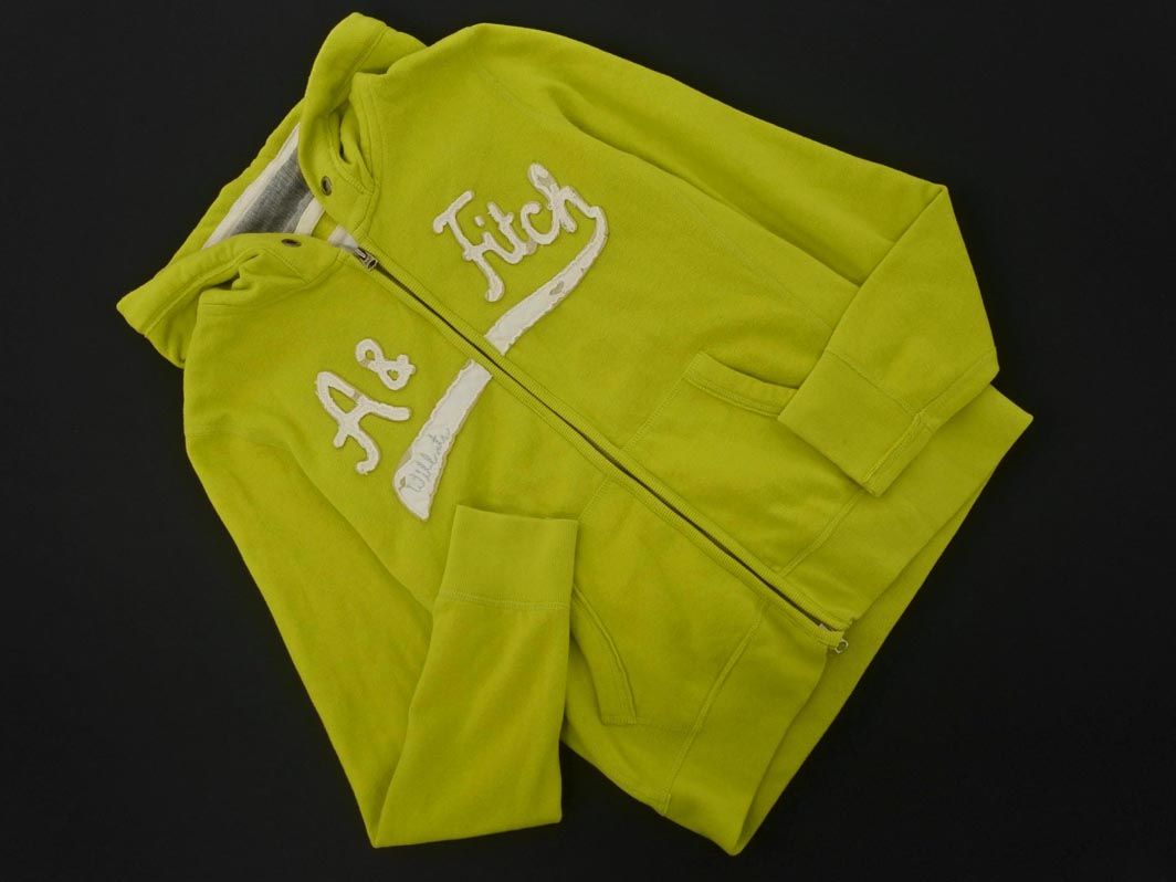 Abercrombie & Fitch】ファー ジップアップパーカー 刺繍ロゴ