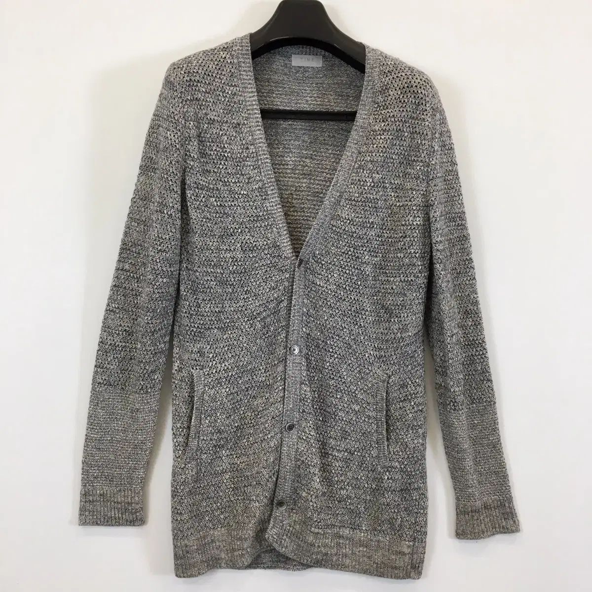 TIME TIME HOMME コットン ロングカーディガン 95
