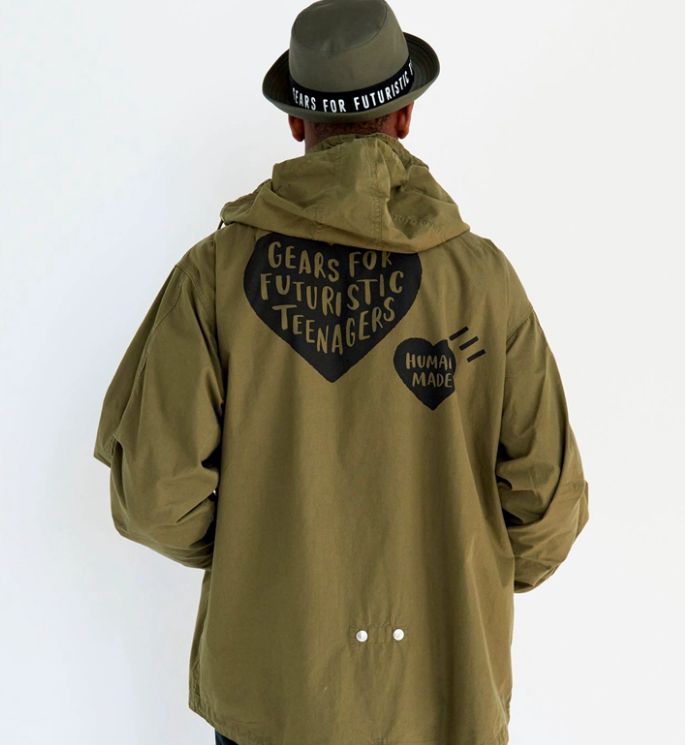 Milita新品！Human Made Military Hooded Coat Brown - モッズコート