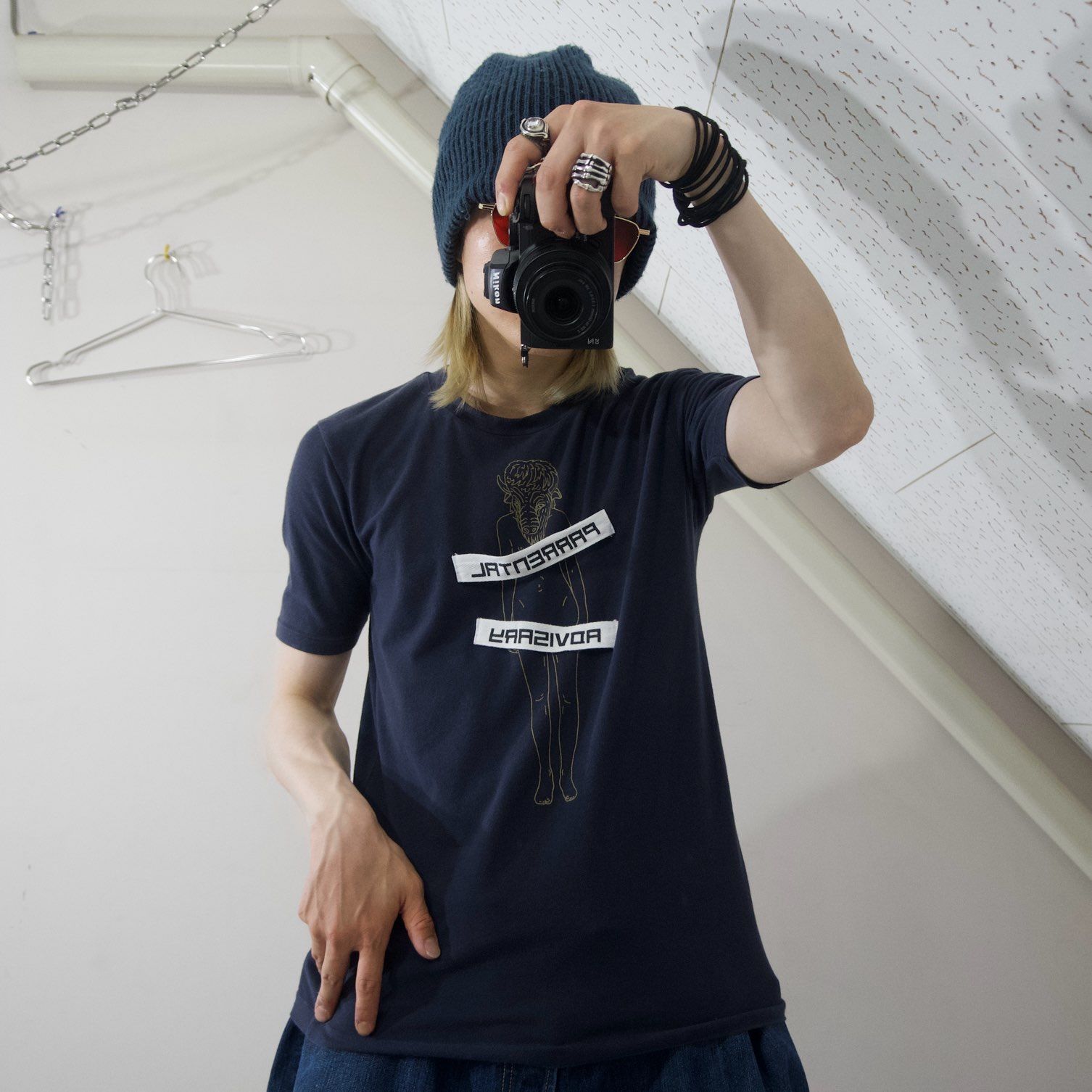 あおば着用　Tシャツ　エロT 少年ウルフ｜サイドガゼットTシャツ｜ユニセックス｜グラニフ
