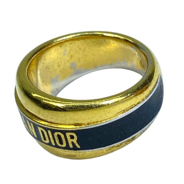 Christian Dior ディオール コード CODE ロゴ メタル リング