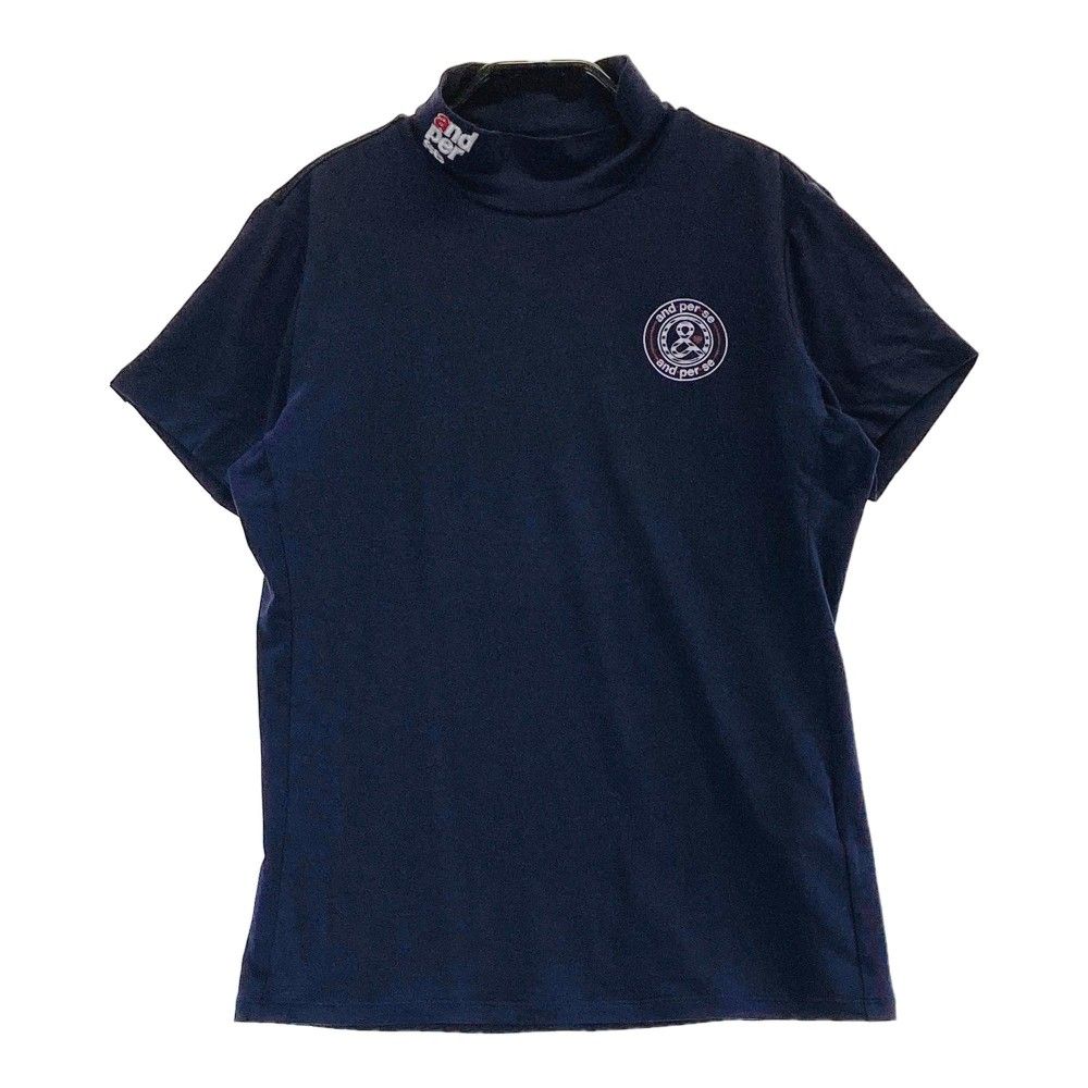 サイズ：L AND PER SE アンパスィ ハイネック 半袖Tシャツ