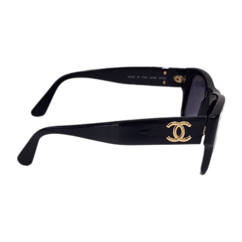 CHANEL ココマーク　ブラック サングラス　02462 CHANEL シャネル 眼鏡 サングラス セルフレーム カラーレンズ