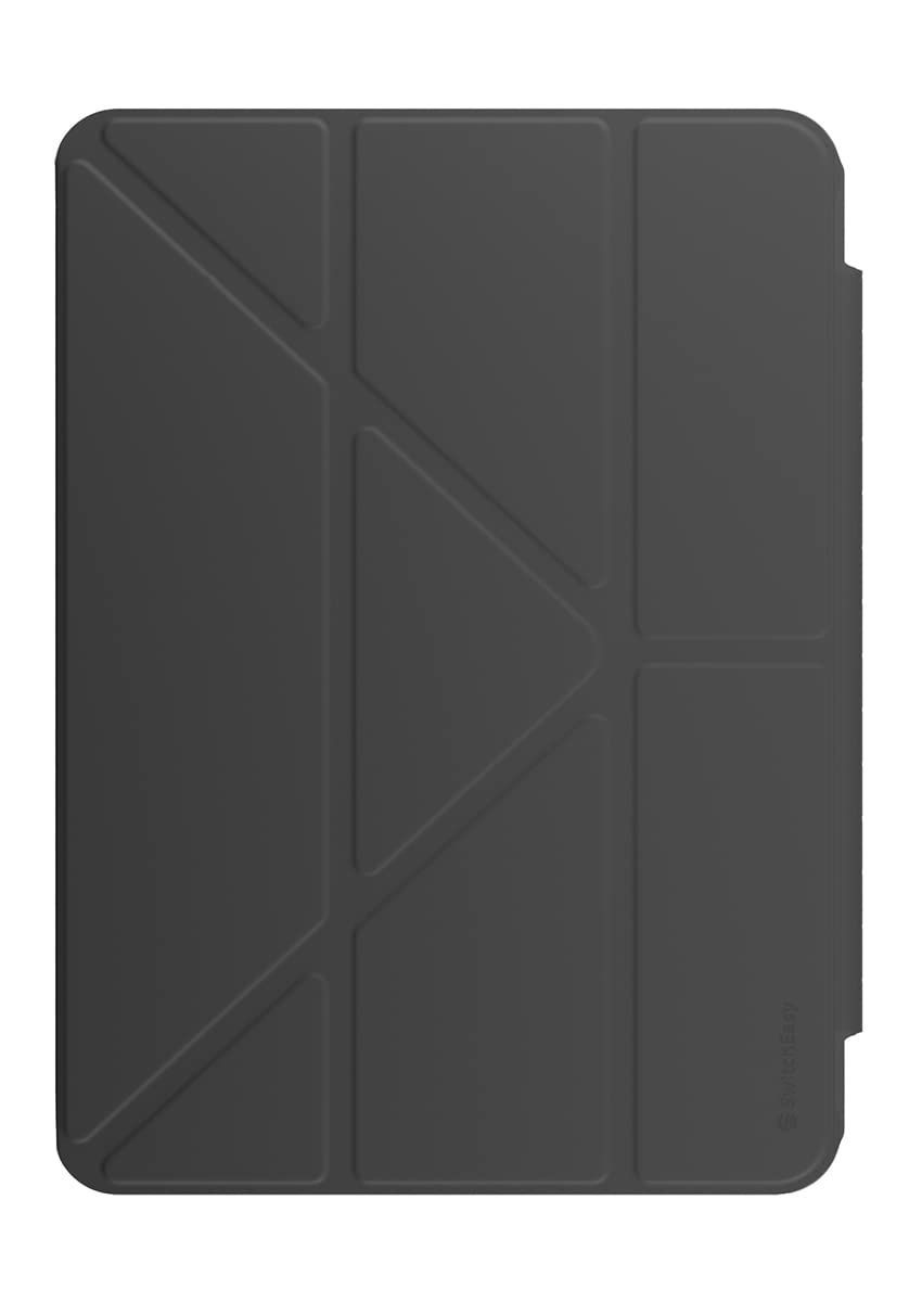 ブラック 【SwitchEasy】 iPad Air 第5世代 Air4 /iPad Pro 11 2022 2021 対応 ケース 手帳型 オートスリープ 対応 背面 クリア スリム 保護 カバー Apple Pencil 2 充電 ホルダー 透明 クリアケ
