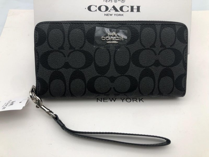 コーチ COACH 長財布 財布 シグネチャー アコーディオンラウンドジップウォレット新品 z077 C4452