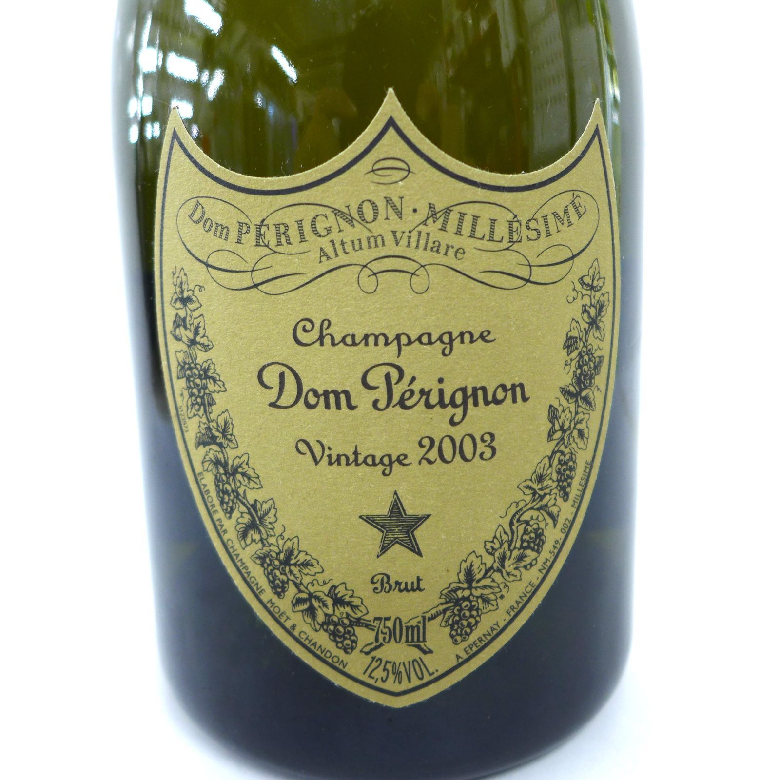 未開栓 Dom Perignon ドンペリニヨン Vintage 2003 ヴィンテージ ブリュット シャンパーニュ 750ml 12.5% -  メルカリ