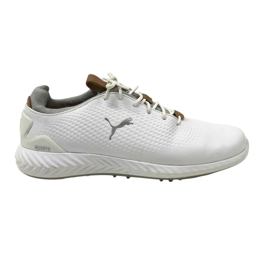 PUMA GOLF プーマゴルフ 190581 ゴルフシューズ イグナイト パワーアダプト  ホワイト系 25.5 [240101433817] ゴルフウェア メンズ ストスト PUMA GOLF プーマゴルフ 190581 ゴルフシューズ イグナイト