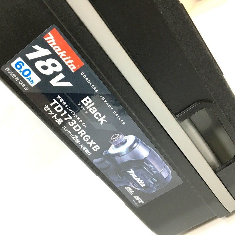 ♥ makita マキタ 充電式インパクトドライバ TD173DRGXB 18V 6.0Ah 黒 フルセット 純正品 コードレス △ DW3485- HRDEVELOPMENT_JP