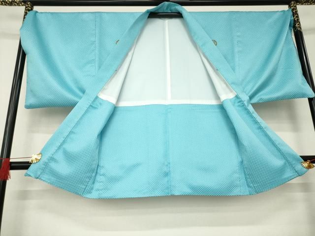 平和屋着物●男性　色紋付・羽織セット　鹿の子文様　正絹　逸品　AABB7355ck 平和屋着物○男性 色紋付・羽織セット 鹿の子文様 正絹 逸品