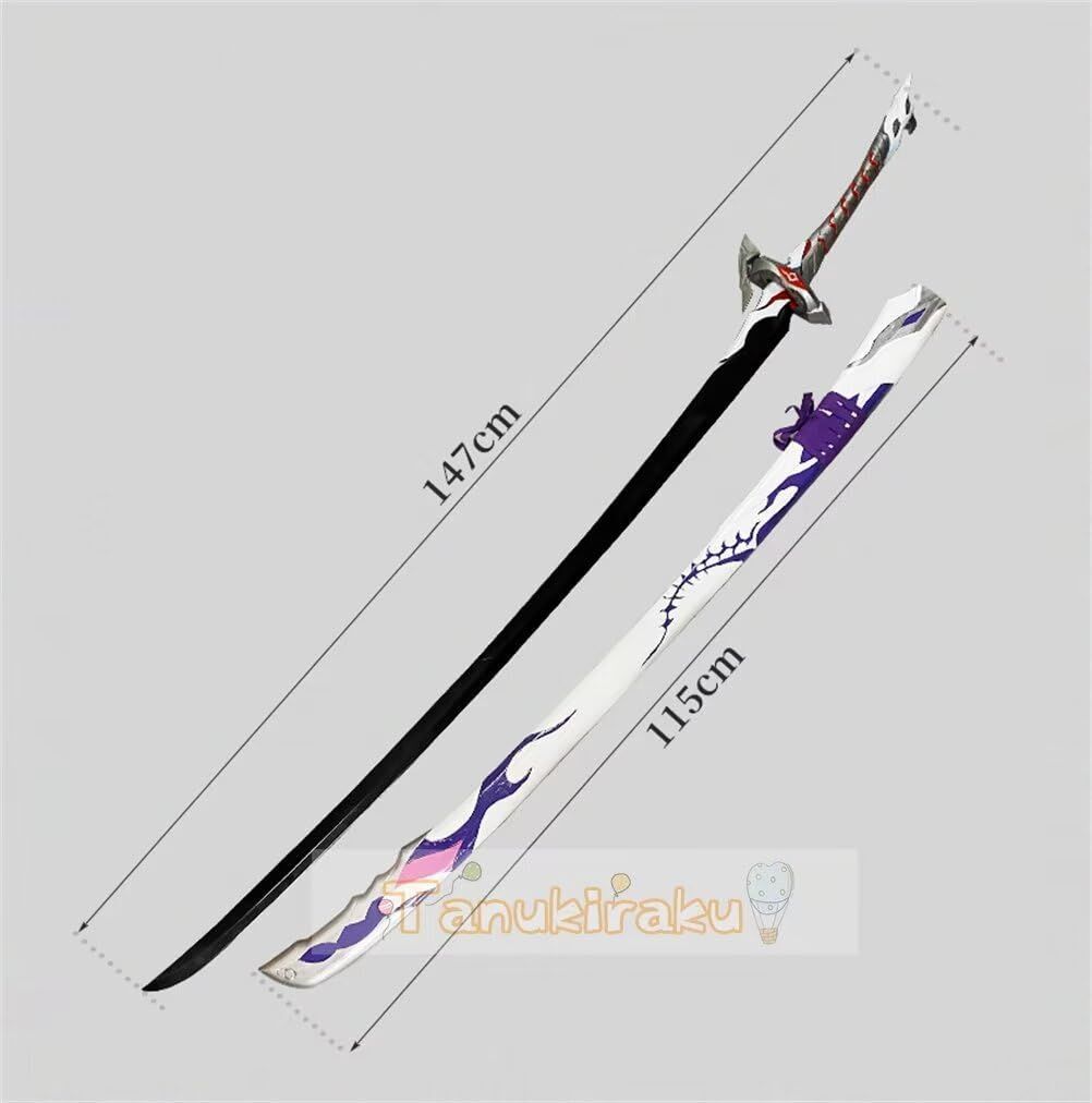 『崩壊：スターレイル』黄泉 COSPLAY 模造刀 鑑賞用 武具 舞踊刀 黄泉太刀」『崩壊：スターレイル』コスプレ用（全長105cm・金属