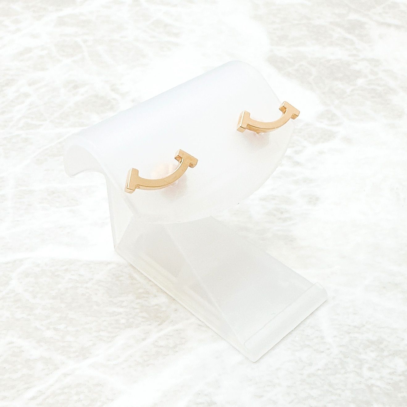 人気 Tiffany＆Co. Tスマイル ピンクゴールド ピアス U