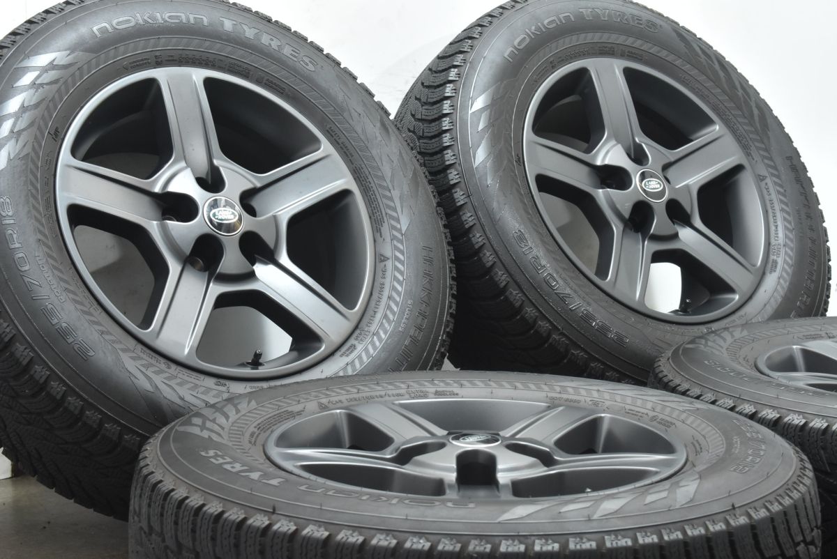 ランドローバー L663 ディフェンダー 純正 18in 8J 41.5 PCD120 ノキアン ハッカペリッタ R3 SUV 255 70R18