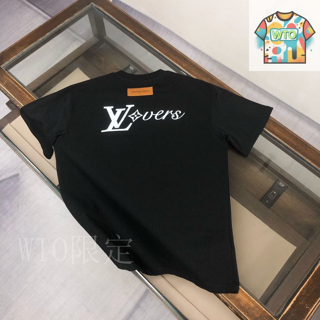 今日特価】Louis Vuitton ロゴプリント T シャツ-1 - メルカリ