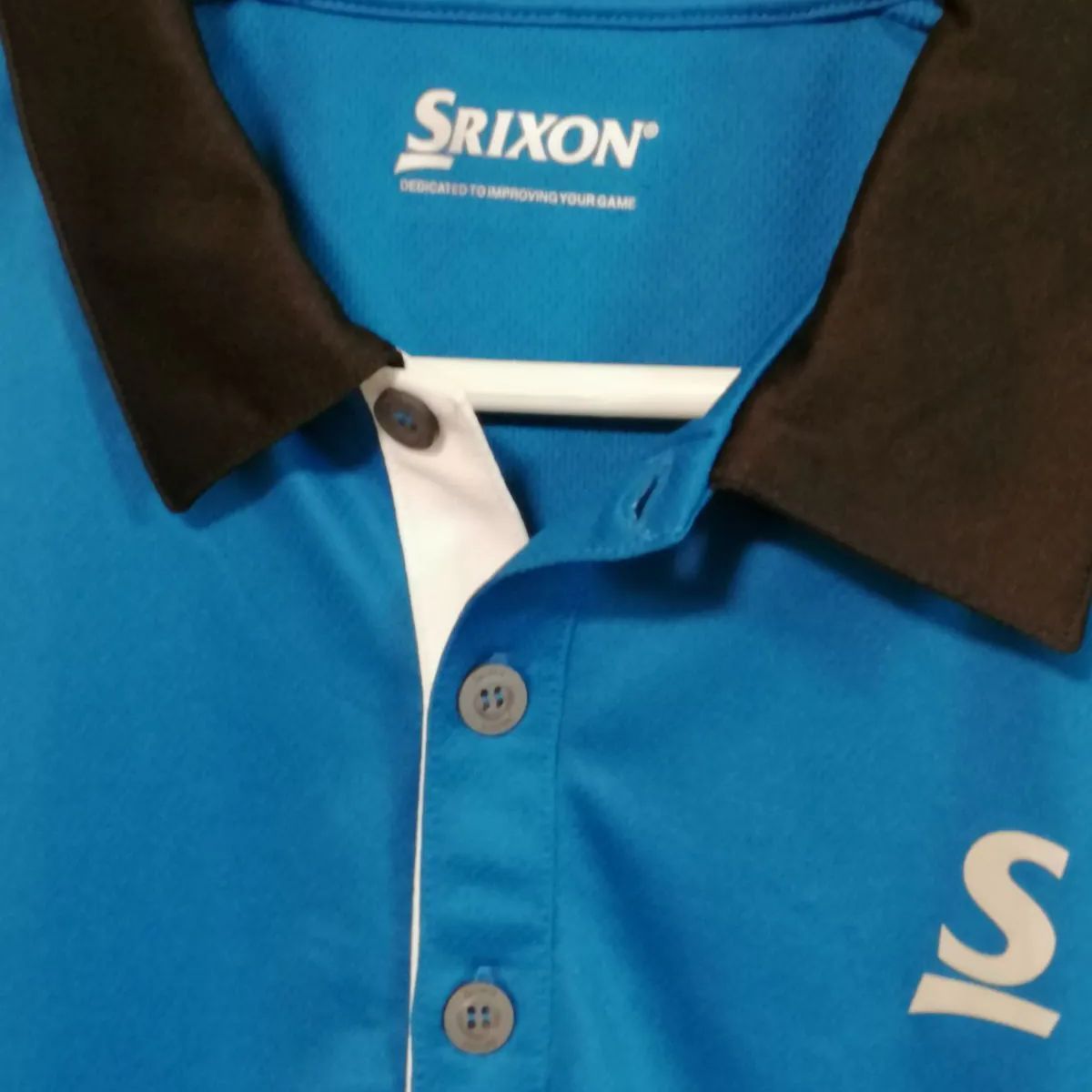 新品未使用品 Srixon ポロシャツ Srixon - スリクソン ポロシャツ 半袖 刺しゅう ロゴ M グレー