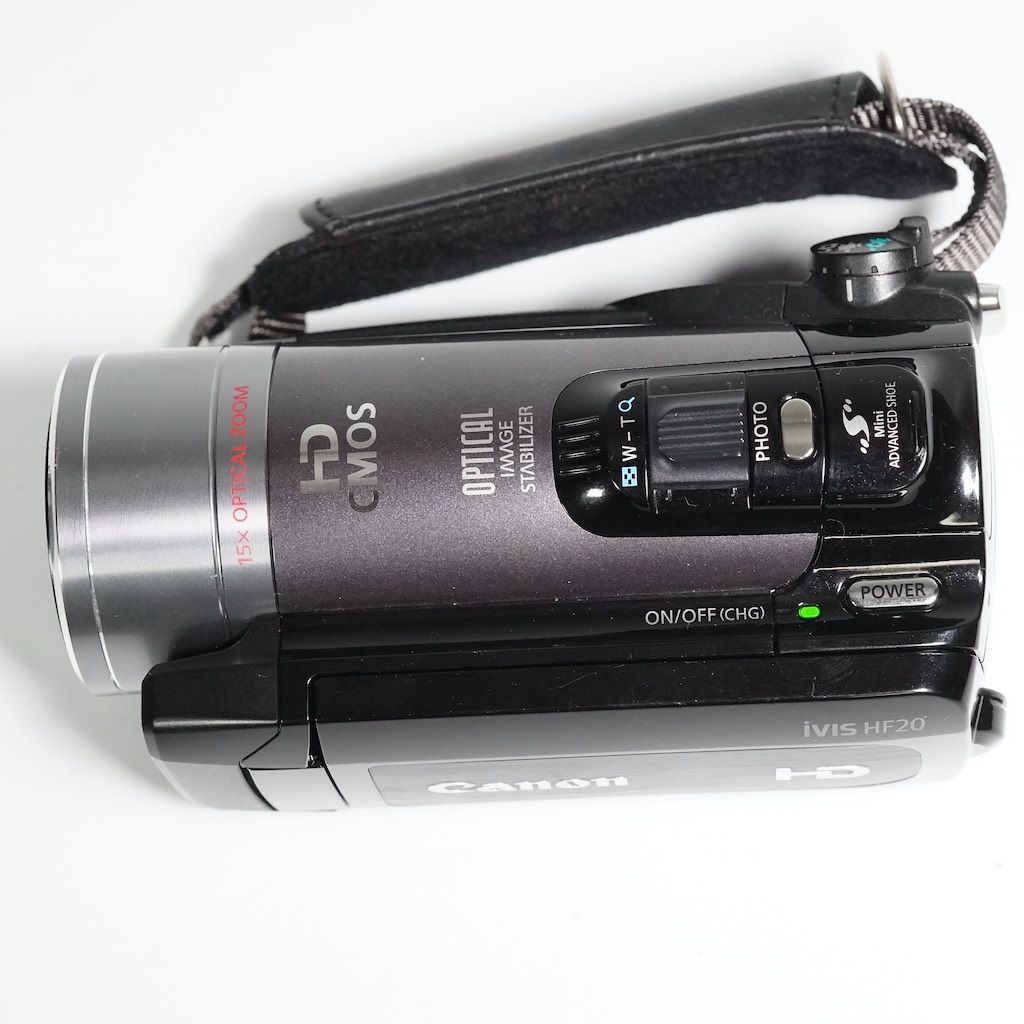 動作確認済み Canon ivis HF20 Canon キャノン iVIS HF20 ブラック ビデオカメラ 動作OK 1週間
