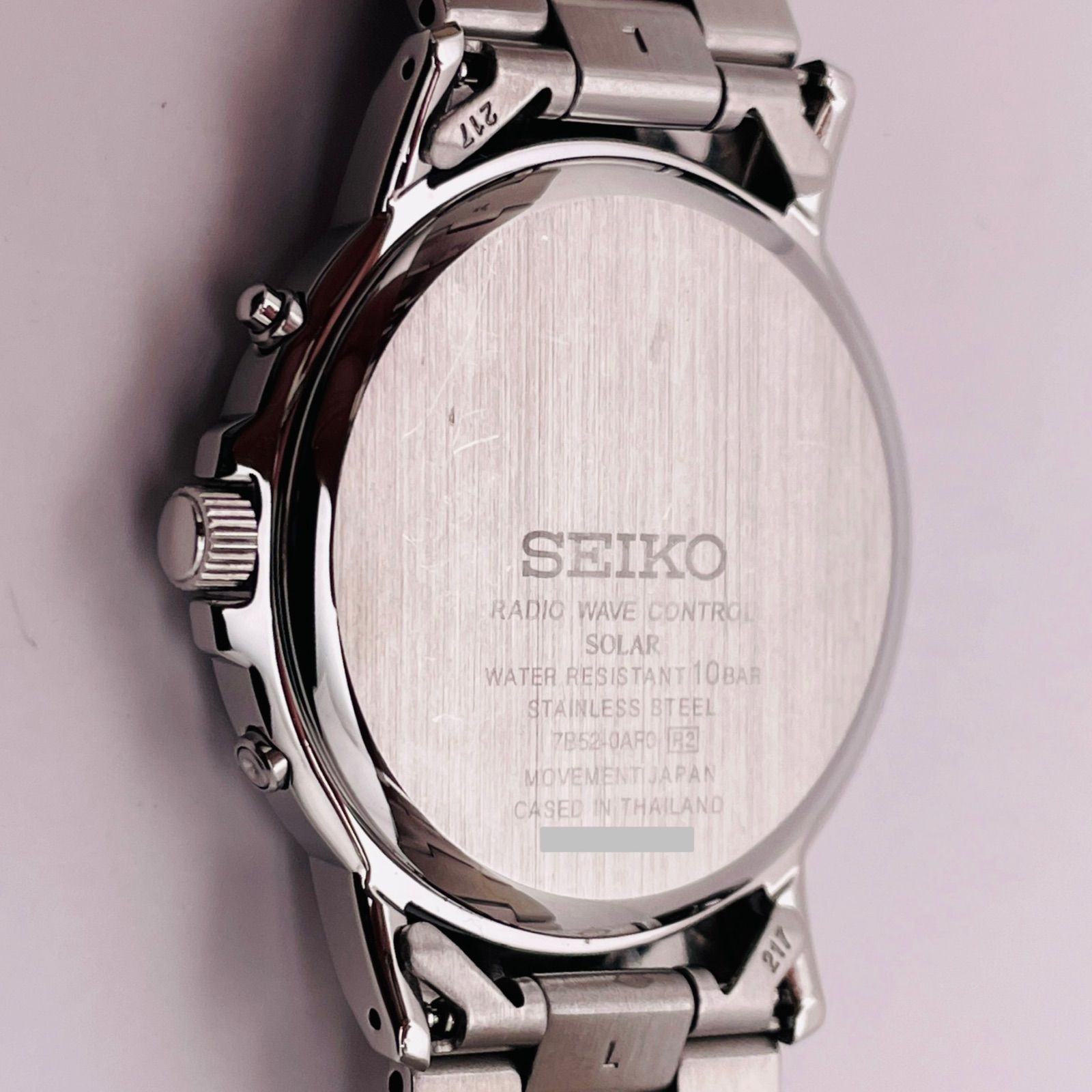 T481）美品 正常稼動 SEIKO セイコー 電波ソーラー SELECTION 