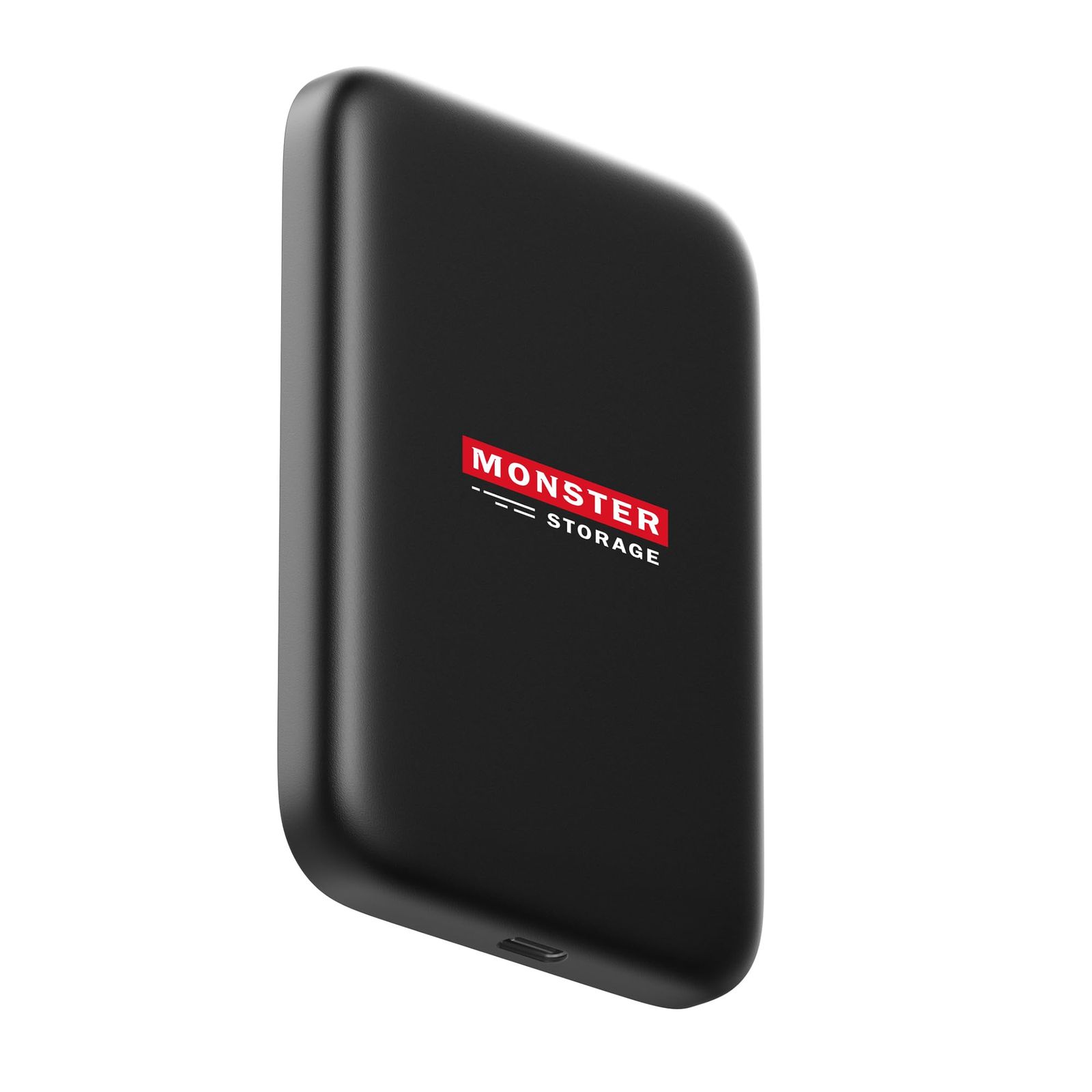 Monster Storage MagSafe SSD 外付け 1TB USB3.2 Gen2 Type‐C 最大読出速度2000MB|秒 マグネット式 ポータブルSSD iPhone15 16ProMax Windows MacOS ChromeOS