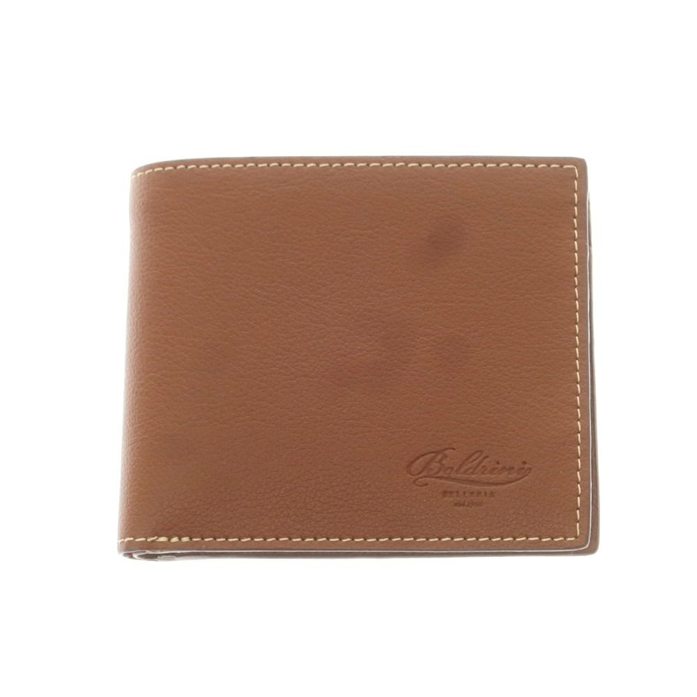 ボルドリーニ セレリア 283 ベジタブルタンニンレザー 二つ折り財布 ブラウン メンズ