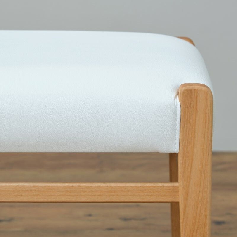 カバー ３色 付 無垢材 ダイニングベンチ 幅１０５cm ダイニング ベンチ ダイニングチェア カバー 天然木 MARWIL-DEMENAGEMENTS_CH