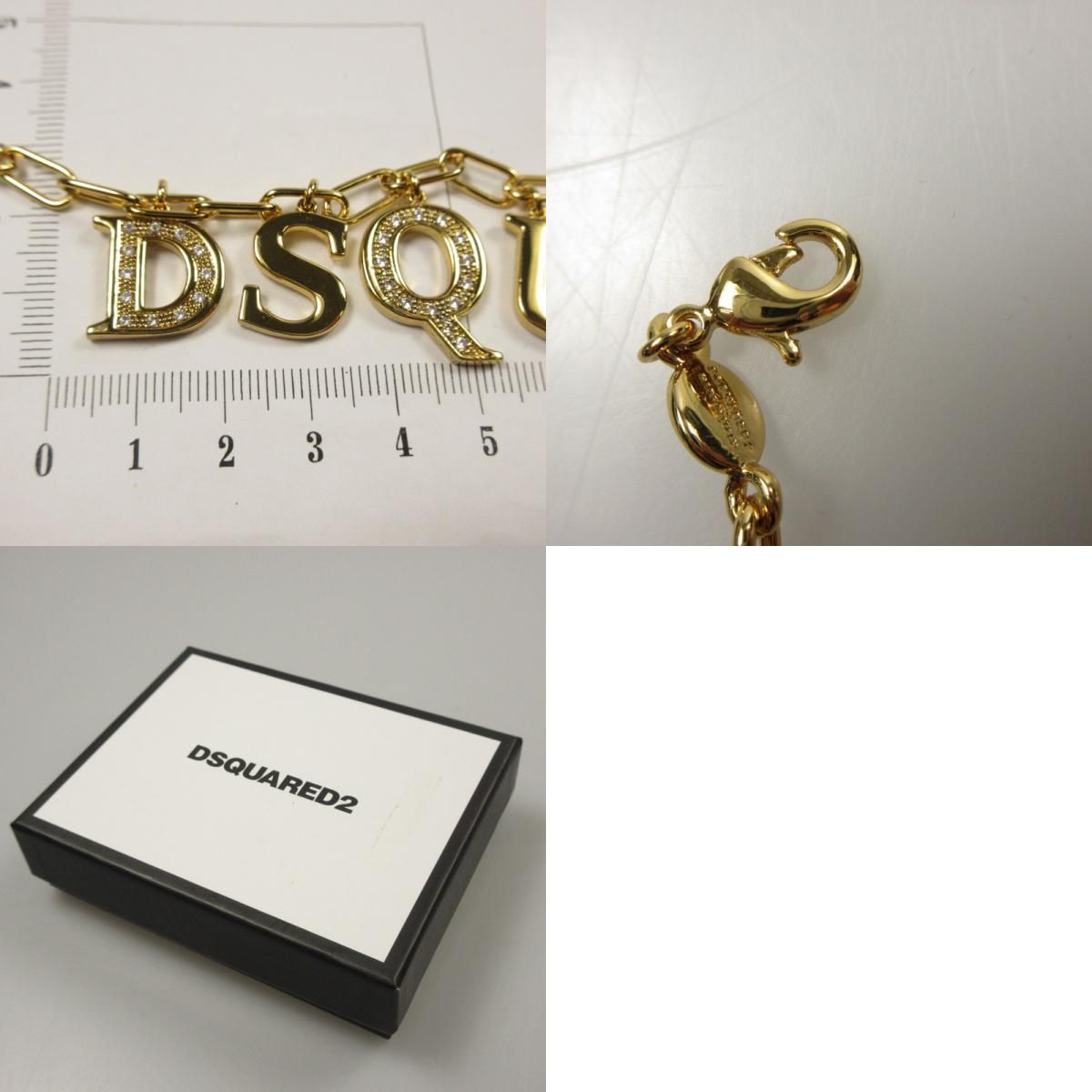 【値下げ中】DSQUARED2 ネックレス Logo Chokers ゴールド 姫路東店】 中古 DSQUARED2 | ディースクエアード ネックレス