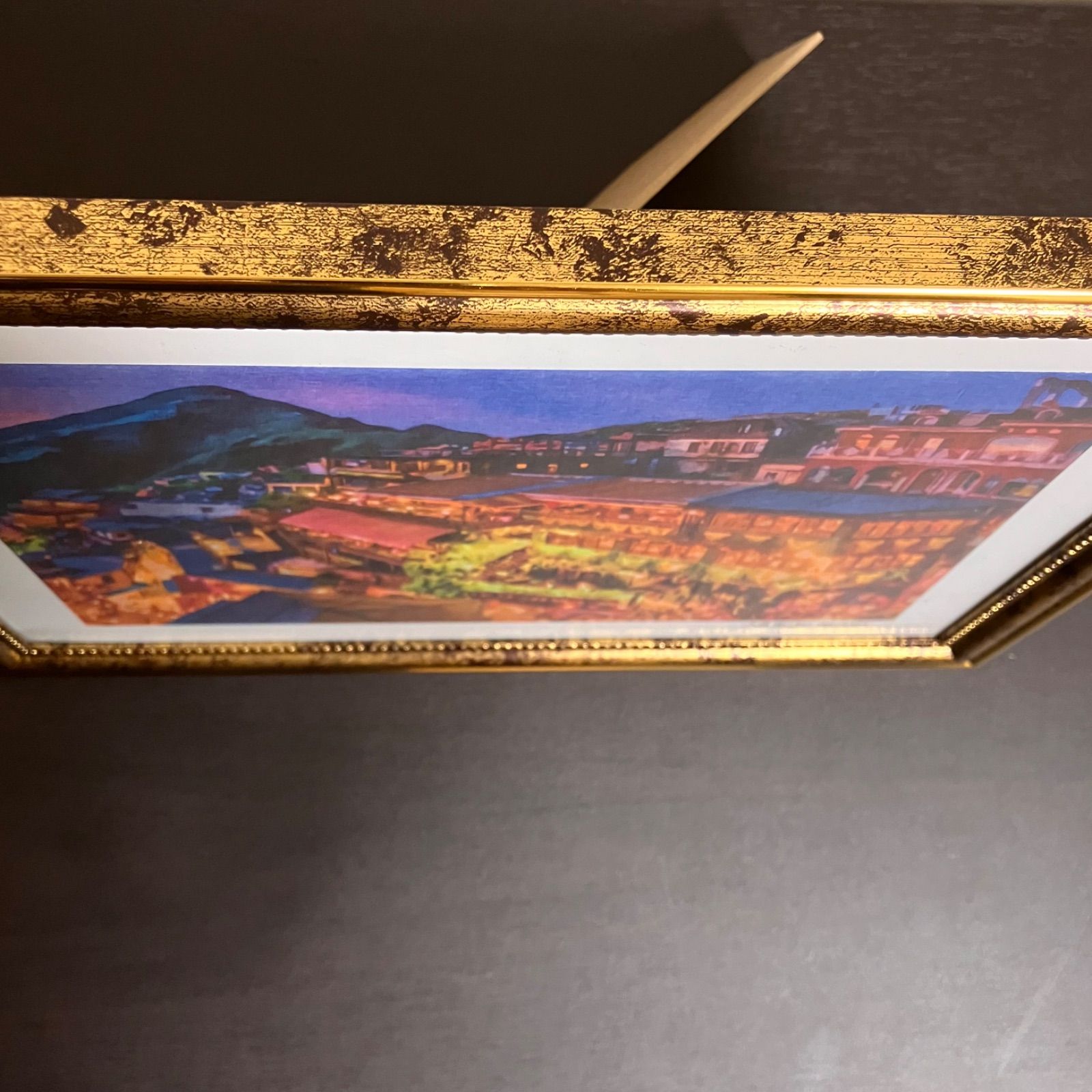 ジブリアート13 千と千尋の神隠しより「Asian Night」額装品 額縁寸法