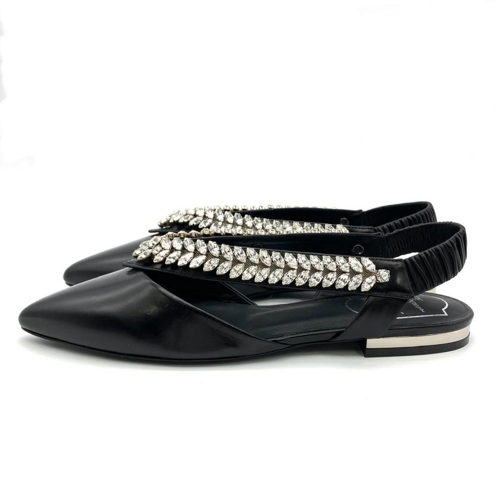 【Roger Vivier】65mmラインストーンパンプス ロジェヴィヴィエ Roger vivier ビジュー パンプス レザー