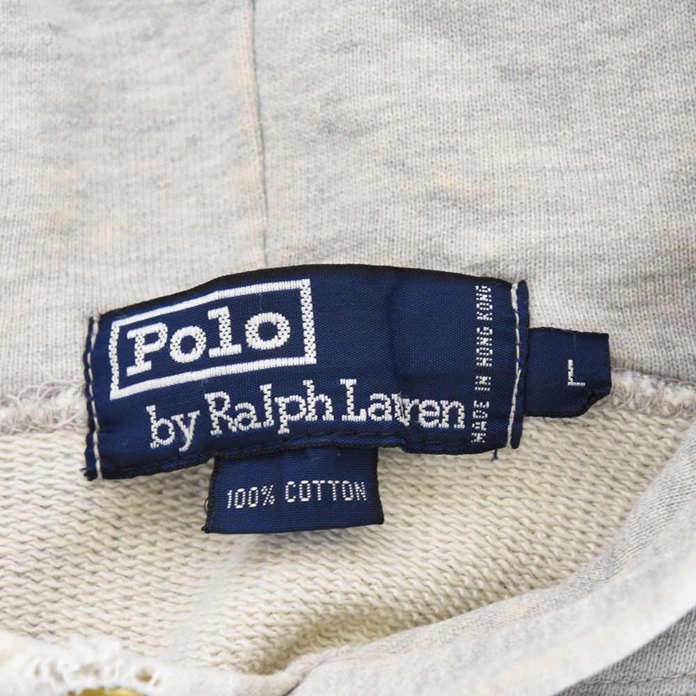90s Polo Ralph Lauren Polo Bear Sweat Parka ポロ ラルフローレン