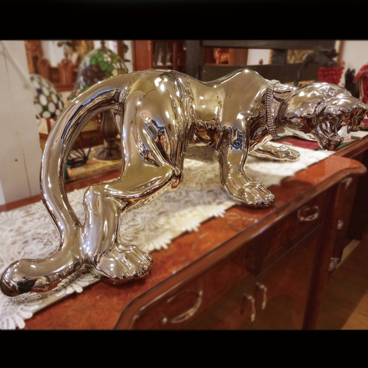 シルバー エナメル 犬の置物 イタリア フィレンツェ 【公式通販】