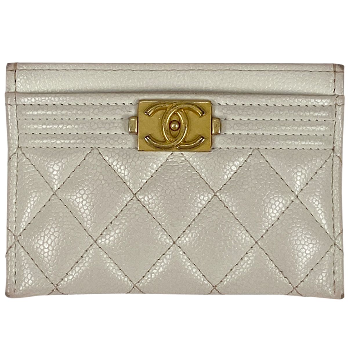 シャネル CHANEL ボーイシャネル カードケース ココマーク パスケース 