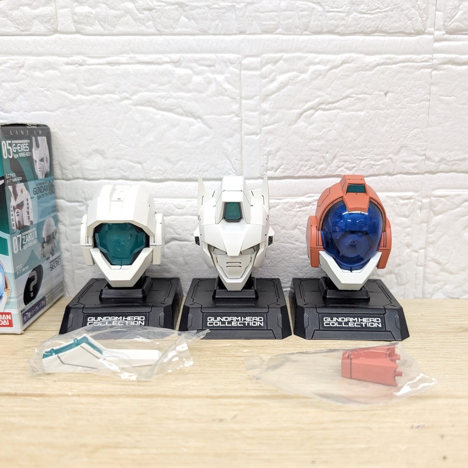 ガンダムヘッドコレクション Vol.1 3個 まとめ売り - メルカリ