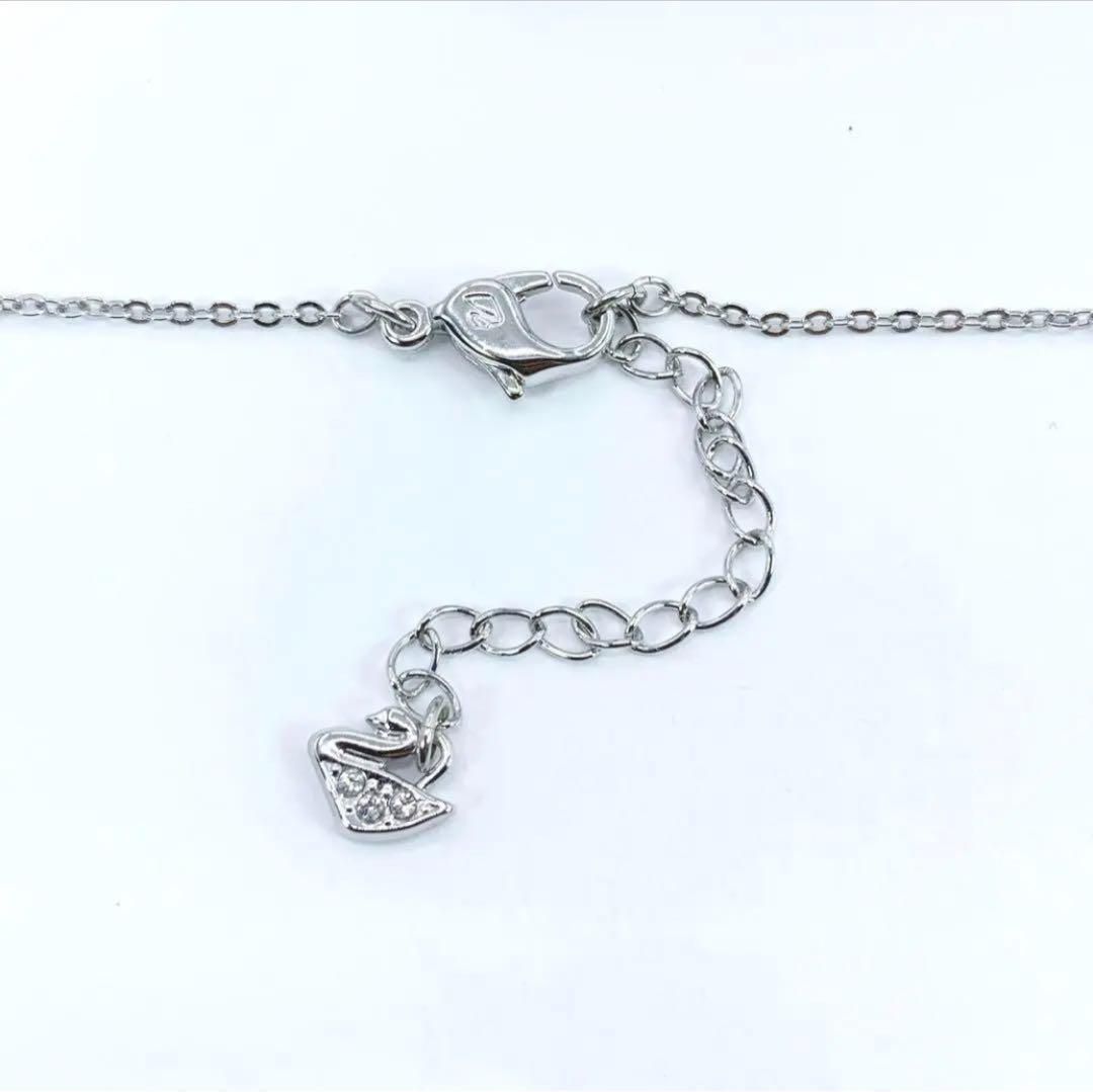 箱付き SWAROVSKI スワロフスキー シルバー ネックレス ライン