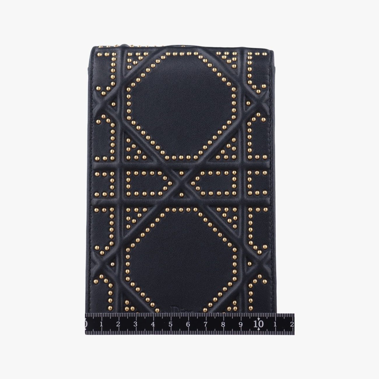 クリスチャンディオールChristian Diorディオラマ ブラック ラムスキン 08-BO-0135