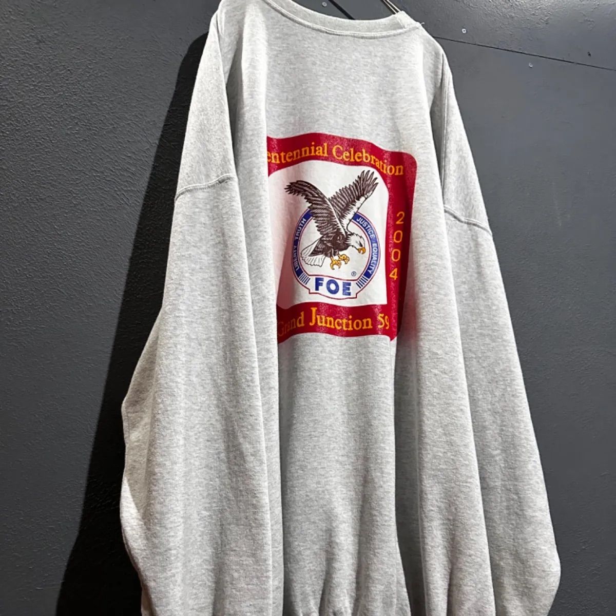 2000s XXXL アニマルプリント スウェット トレーナー イーグル 