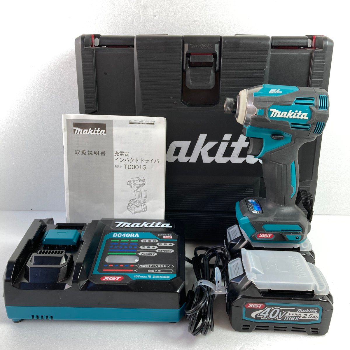 Makita 40V TD002 インパクトドライバー バッテリー2個付き Makita 40V TD002 インパクトドライバー バッテリー2個付き
