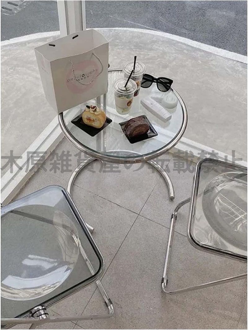 ステンレススチール持ち上がるコーヒーテーブルガラス側テーブルシンプルな透明コーヒーテーブル コーヒーテーブル