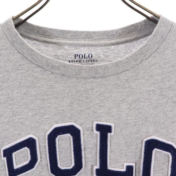 ポロラルフローレン 長袖 Tシャツ L(14-16) グレー POLO RALPH LAUREN