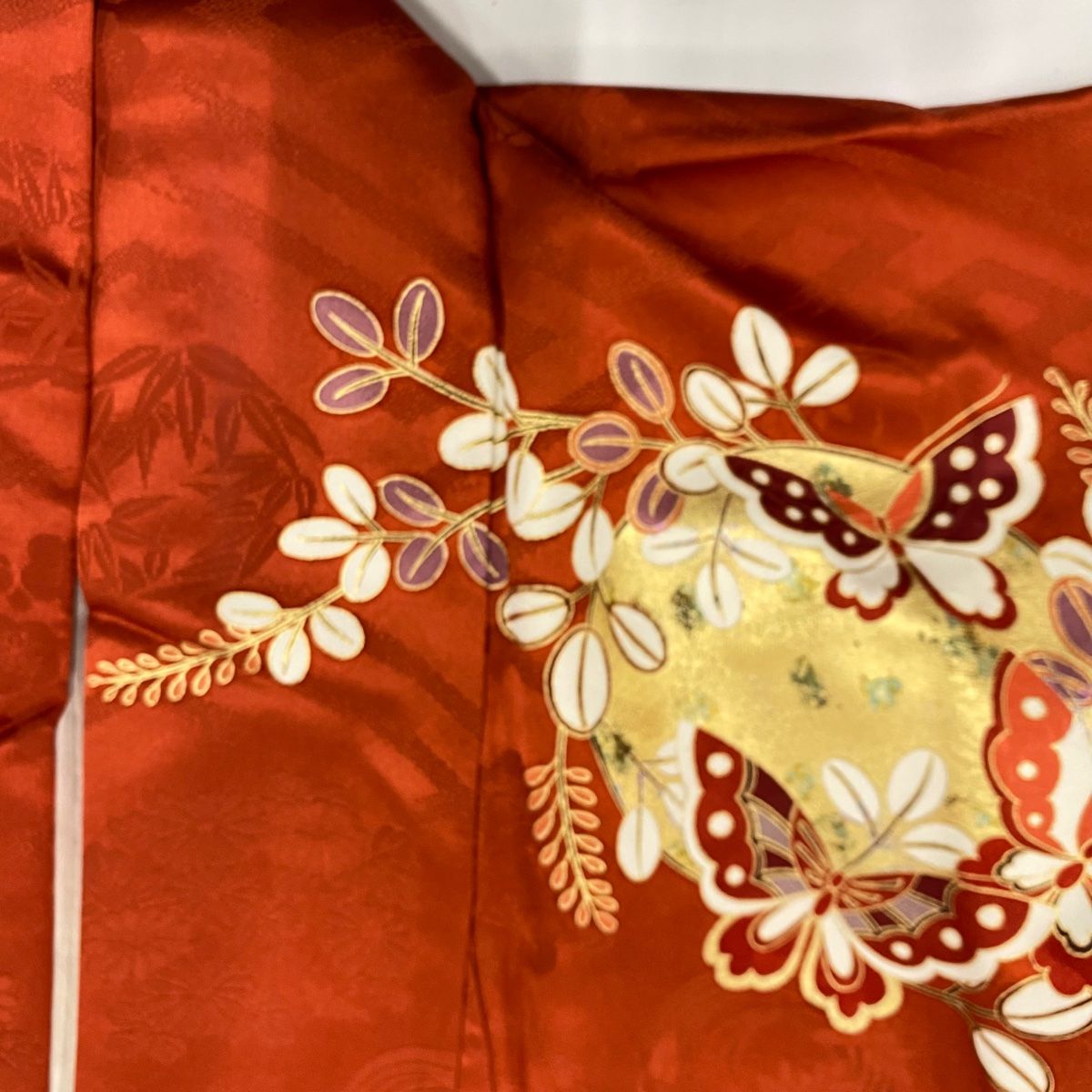 訪問着 身丈163.5cm 裄丈66cm M 袷 岡村蒼風 落款 梅 波 