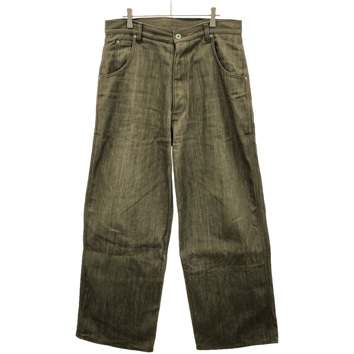 Willow Pants ウィローパンツ コットンワイドトラウザーズパンツ  ブラウン 0