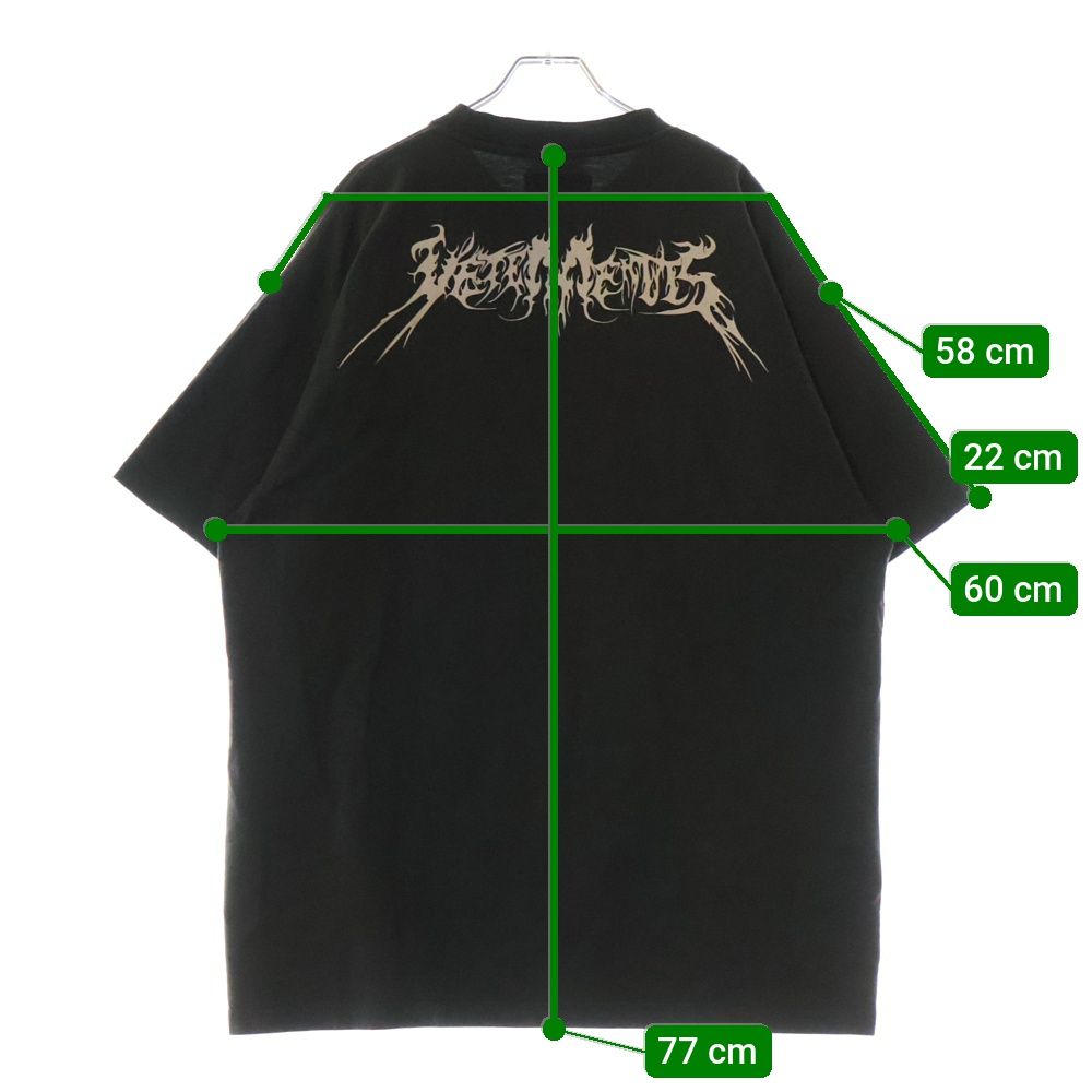 VETEMENTS (ヴェトモン) 20AW Metal Patch Tee UAH21TR550 メタル 