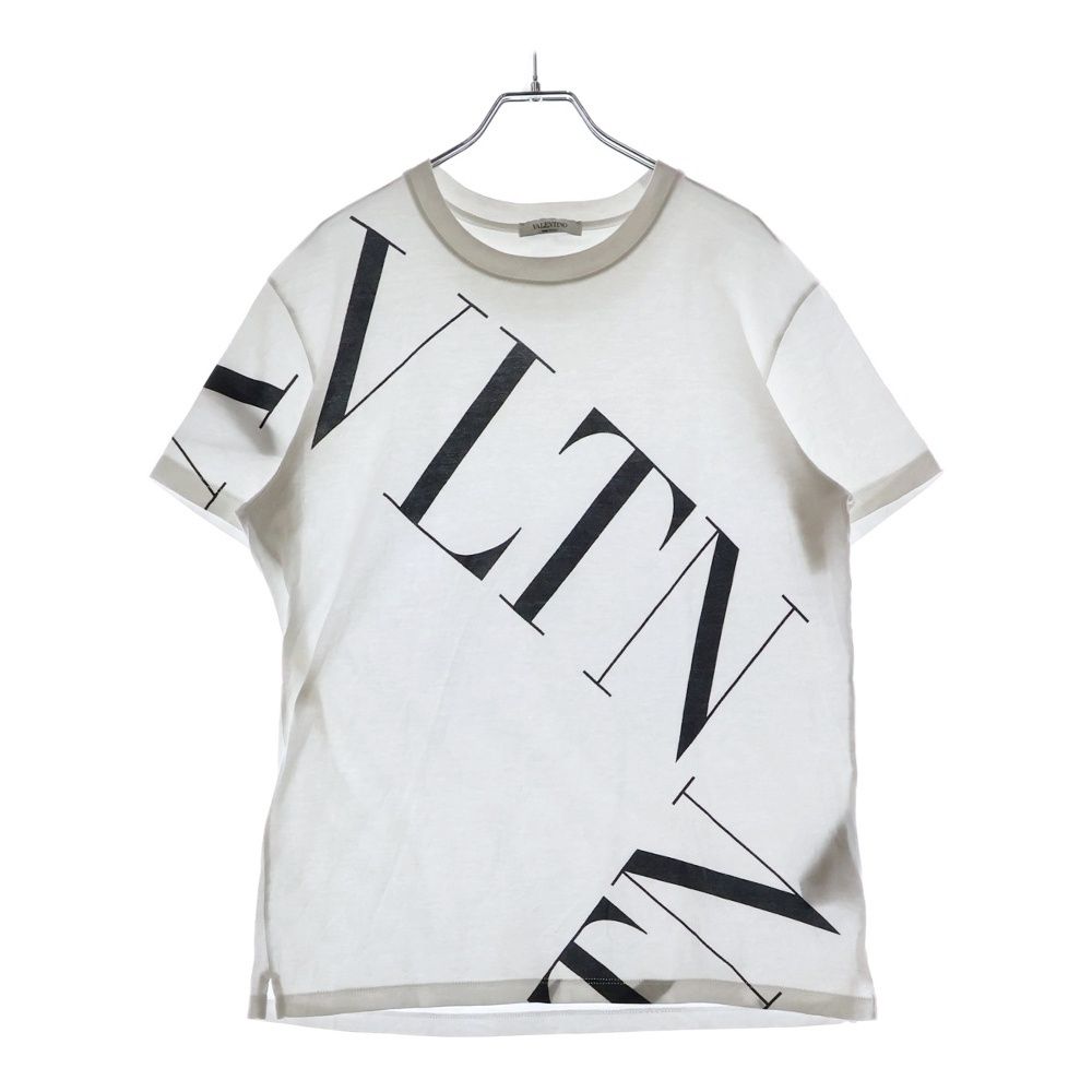 VALENTINO 半袖 Tシャツ VLTN ホワイト レディース 6052 Valentino VLTN Rogo T-Shirt Women XS Size White spangle Used