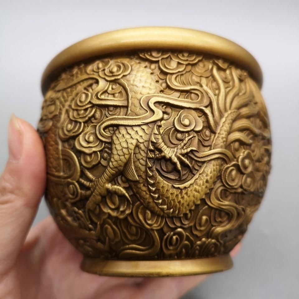 銅細工 灰皿 装飾品 工芸品 美術品 置物 銅細工 灰皿 装飾品 工芸品 美術品 置物