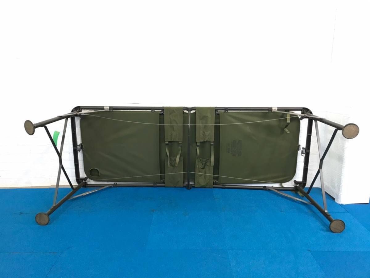 米軍放出品】 米軍正式採用 折り畳みベッド アルミ製 簡易 コット 米軍