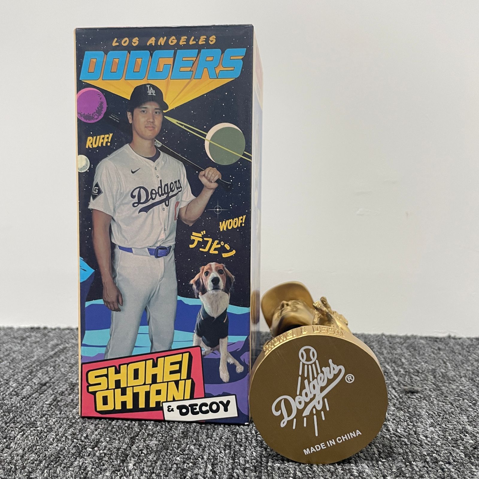 金色 大谷翔平 デコピン バブルヘッド+ボブルヘッド ゴールド