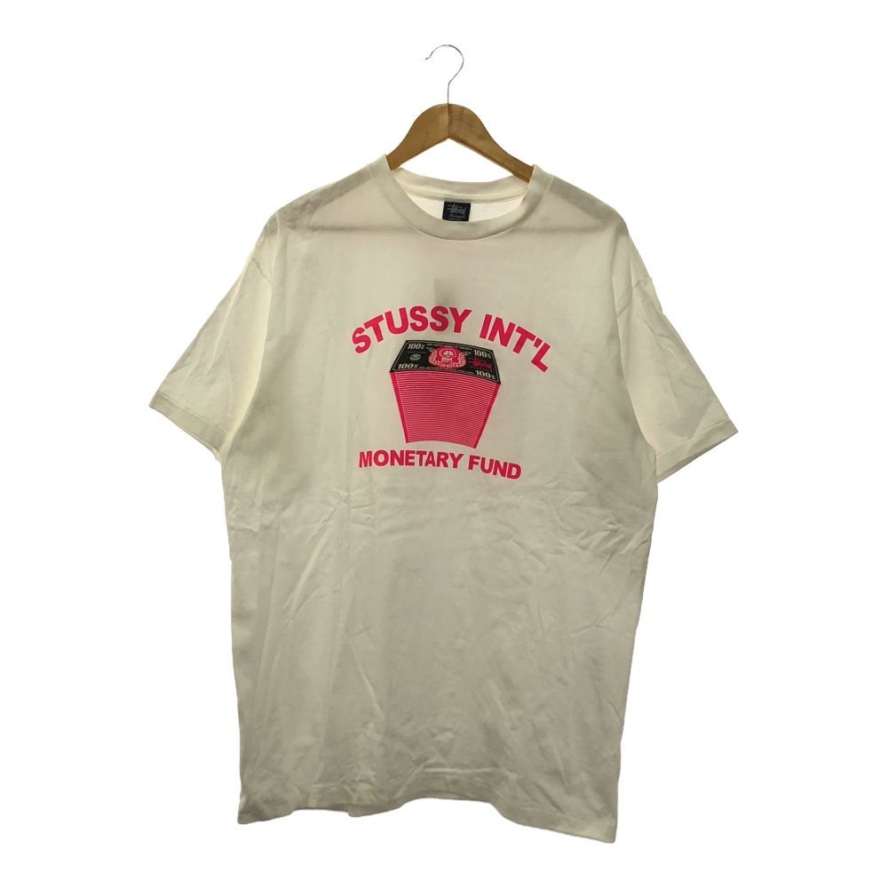 STUSSY ステューシー Monetary Fund Tシャツ XL コットン100％ 半袖 トップス カットソー メンズ AT839A67 