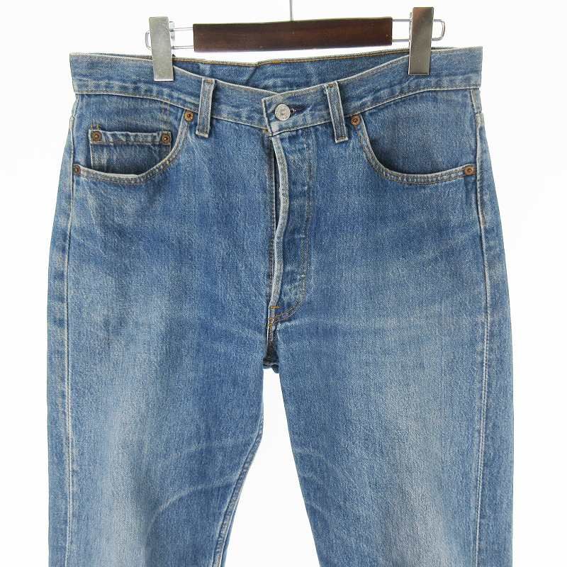リーバイス Levi's 501 USA製 90'S デニムパンツ ジーンズ Gパン ボタン裏520 インディゴブルー W34 L30 ボトムス  ヴィンテージ オールド - メルカリ