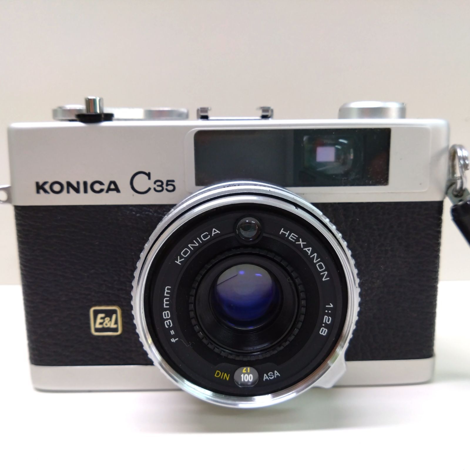 625 コニカ KONICA C35 E&L コンパクトフィルムカメラ